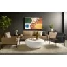 Sunpan Camus Armchair - Ludlow Sesame Leather - Lifestyle - Sunpan Camus Armchair - Ludlow Sesame Leather - Lifestyle