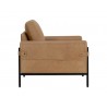 Sunpan Camus Armchair - Ludlow Sesame Leather - Side Angle