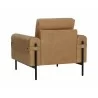 Sunpan Camus Armchair - Ludlow Sesame Leather - Back Side Angle - Sunpan Camus Armchair - Ludlow Sesame Leather - Back Side Angle