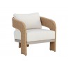 Sunpan Pylos Lounge Chair - louis cream Natural