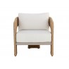 Sunpan Pylos Lounge Chair - louis cream Natural Front