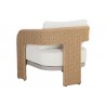 Sunpan Pylos Lounge Chair - louis cream Natural Back