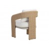 unpan Pylos Dining Armchair - louis cream Natural  Back
