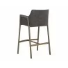 Sunpan Bernadette Barstool - Kendall Grey - Back Side Angle - Sunpan Bernadette Barstool - Kendall Grey - Back Side Angle