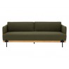 Sunpan Saul Sofa - Copenhagen Olive Front