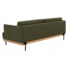 Sunpan Saul Sofa - Copenhagen Olive Back