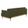 Sunpan Saul Sofa - Copenhagen Olive Back - Sunpan Saul Sofa - Copenhagen Olive Back