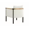 Sunpan Wilder Lounge Chair - Heather Ivory Tweed Back - Sunpan Wilder Lounge Chair - Heather Ivory Tweed Back
