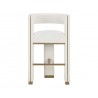 Sunpan Adamina Bar Stool Rhea Light Barley - Front Angle