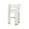 Sunpan Adamina Bar Stool Rhea Light Barley - Back Side Angle