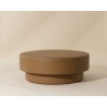 Sunpan Arlo Ottoman - Milliken Cognac - Front Angle