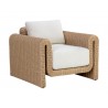 Sunpan Tibi Lounge Chair Louis Cream Natural