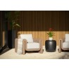 Sunpan Tibi Lounge Chair Louis Cream Natural