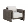 Sunpan Tibi Lounge Chair Louis Cream Grey 