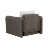 Sunpan Tibi Lounge Chair Louis Cream Grey Back