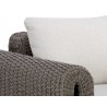Sunpan Tibi Lounge Chair Louis Cream Grey Arm