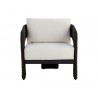 Sunpan Pylos Lounge Chair - louis cream Black Front