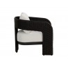 Sunpan Pylos Lounge Chair - louis cream Black Side