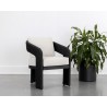 unpan Pylos Dining Armchair - louis cream Black