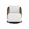 Sunpan Bora Swivel Lounge Chair - Louis Cream 
