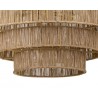Sunpan Aalyssa Chandelier - Natural Jute Close View