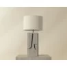Sunpan Dirsan Table Lamp Taupe - Front Angle - Sunpan Dirsan Table Lamp Taupe - Front Angle