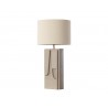 Sunpan Dirsan Table Lamp Taupe - Front Side View