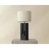 Sunpan Dirsan Table Lamp Black - Front Side Angle - Sunpan Dirsan Table Lamp Black - Front Side Angle