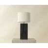 Sunpan Dirsan Table Lamp Black - Front Angle - Sunpan Dirsan Table Lamp Black - Front Angle