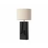 Sunpan Dirsan Table Lamp Black - Front Side View - Sunpan Dirsan Table Lamp Black - Front Side View
