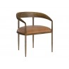 Sunpan Zanatta Dining Armchair - Tan Leather