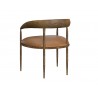 Sunpan Zanatta Dining Armchair - Tan Leather Back
