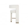 Sunpan Adamina Counter Stool Rhea Light Barley - Side Angle
