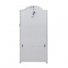 Pulaski Furniture Abbotts Glen Glass Door Bunching Display with Storage Drawers Back