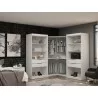 Manhattan Comfort Mulberry Open 3 Sectional Modern Wardrobe Corner Closet with 4 Drawers - Set of 3 in White - Manhattan Comfort Mulberry Open 3 Sectional Modern Wardrobe Corner Closet with 4 Drawers - Set of 3 in White