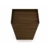 Manhattan Comfort Mulberry 2.0 Sectional Modern Armoire Wardrobe Closet with 2 Drawers in Brown Back - Manhattan Comfort Mulberry 2.0 Sectional Modern Armoire Wardrobe Closet with 2 Drawers in Brown Back