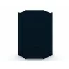 Manhattan Comfort Mulberry 3.0 Sectional Modern Corner Wardrobe Closet with 2 Drawers - Set of 2 in Tatiana Midnight Blue Back - Manhattan Comfort Mulberry 3.0 Sectional Modern Corner Wardrobe Closet with 2 Drawers - Set of 2 in Tatiana Midnight Blue Back