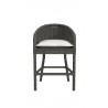 Sunset West Cabo Counter Stool in Soothe Pearl w/ Flange Welt