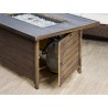 Tortuga Outdoor Rio Vista 7pc Fire Table Sofa Set 9