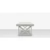 Source Furniture Contemporary Square X Style Dining Table Base Side With Top - Source Furniture Contemporary Square X Style Dining Table Base Side With Top
