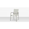Source Furniture Tide Aluminum Sling Dining Arm Chair 11