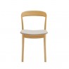 Greenington Hanna Chair Leather Seat, Wheat (Set of 2) - Front Angle