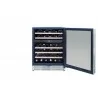 TrueFlame 24" Outdoor Rated Dual Zone Wine Cooler - Front and Opened  - TrueFlame 24" Outdoor Rated Dual Zone Wine Cooler - Front and Opened 