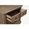 Alpine Furniture Melbourne Nightstand in French Truffle - Drawer Detail - Alpine Furniture Melbourne Nightstand in French Truffle - Drawer Detail