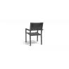 Sunset West Vegas Stackable Sling Dining Chair - Back Angle - Sunset West Vegas Stackable Sling Dining Chair - Back Angle