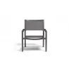 Sunset West Vegas Stackable Sling Club Chair - Front Angle - Sunset West Vegas Stackable Sling Club Chair - Front Angle