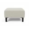 Innovation Living Grand D.E.L. Ottoman in Black Wood Legs and Mixed Dance Natural - Side - Innovation Living Grand D.E.L. Ottoman in Black Wood Legs and Mixed Dance Natural - Side