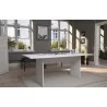 Manhattan Comfort Nomad 67.91 Modern Dining Table in White - Manhattan Comfort Nomad 67.91 Modern Dining Table in White