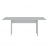 Manhattan Comfort Nomad 67.91 Modern Dining Table in White Front