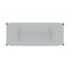 Manhattan Comfort Nomad 67.91 Modern Dining Table in White Bottom